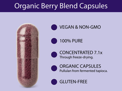 Organic Berry Blend Capsules