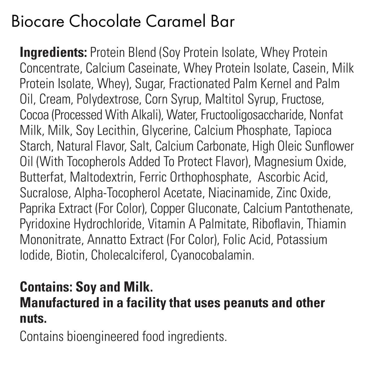 High Protein Chocolate Caramel Bar