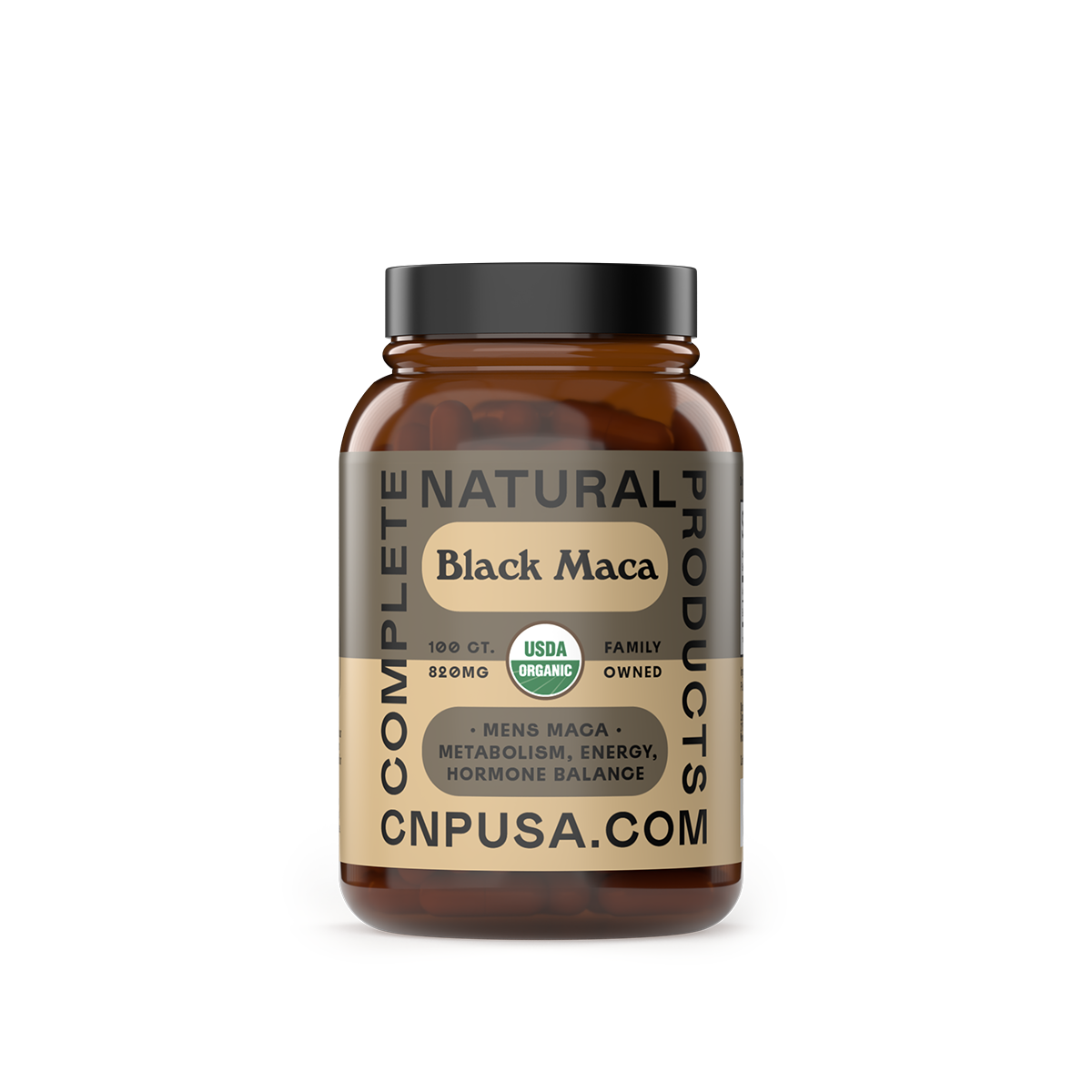 Organic Black Maca Root Capsules