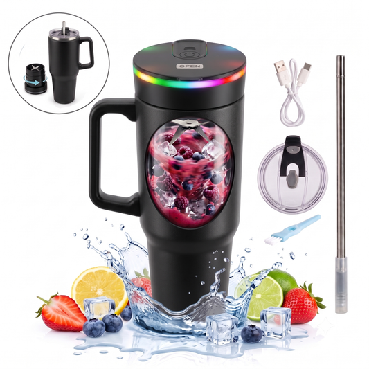 Steel (21oz) 180W Insulated Portable Blender (NEW)