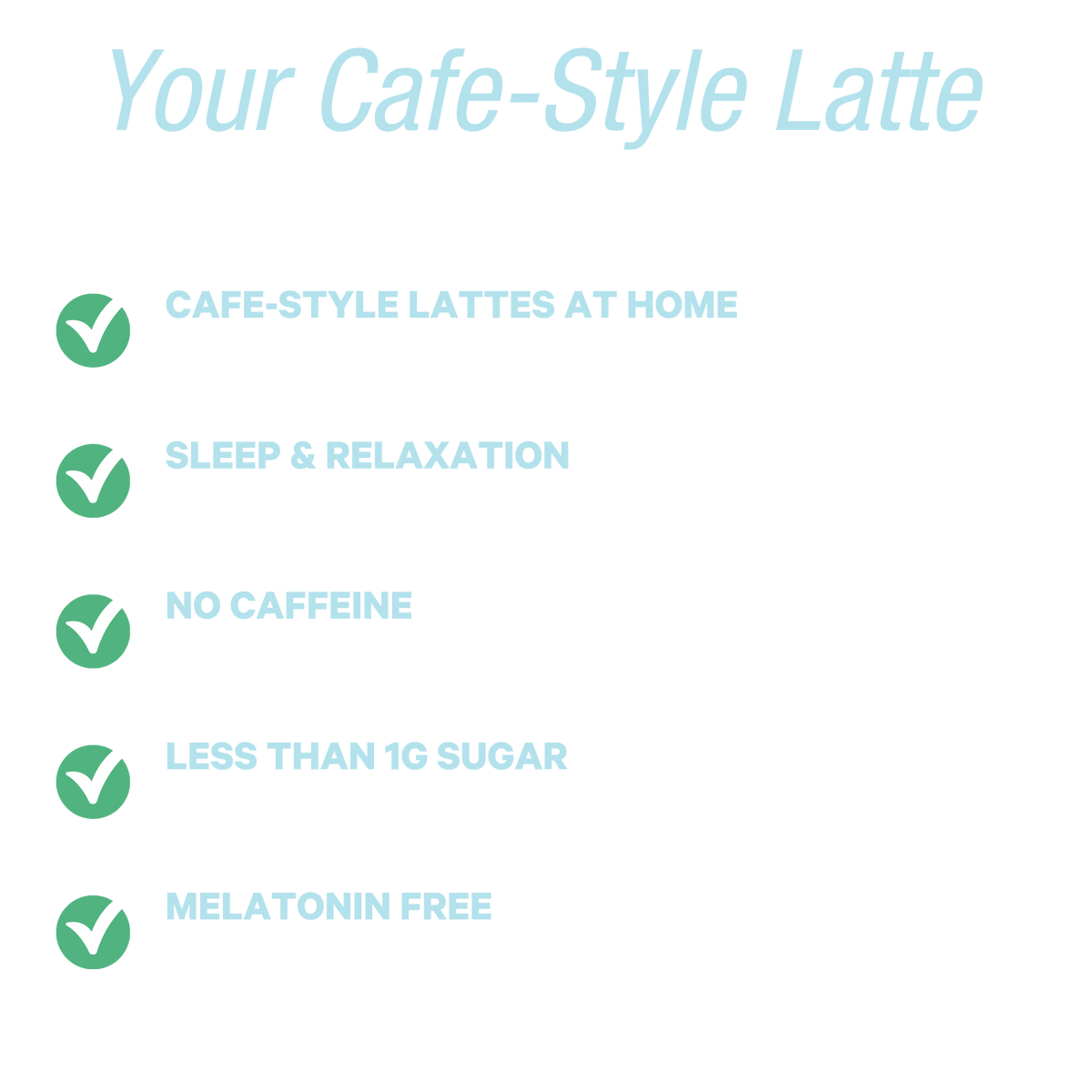 Blue Chamomile Latte for Sleep