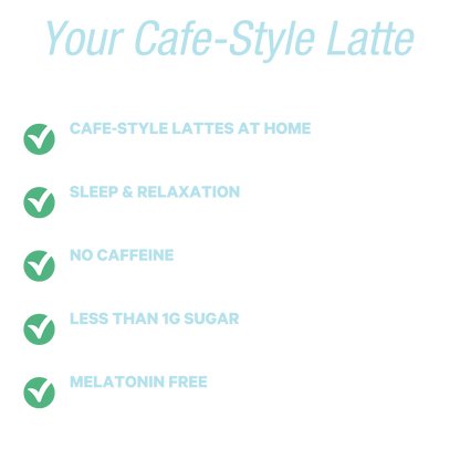 Blue Chamomile Latte for Sleep