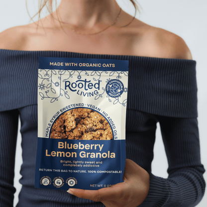 Granola aux myrtilles et au citron