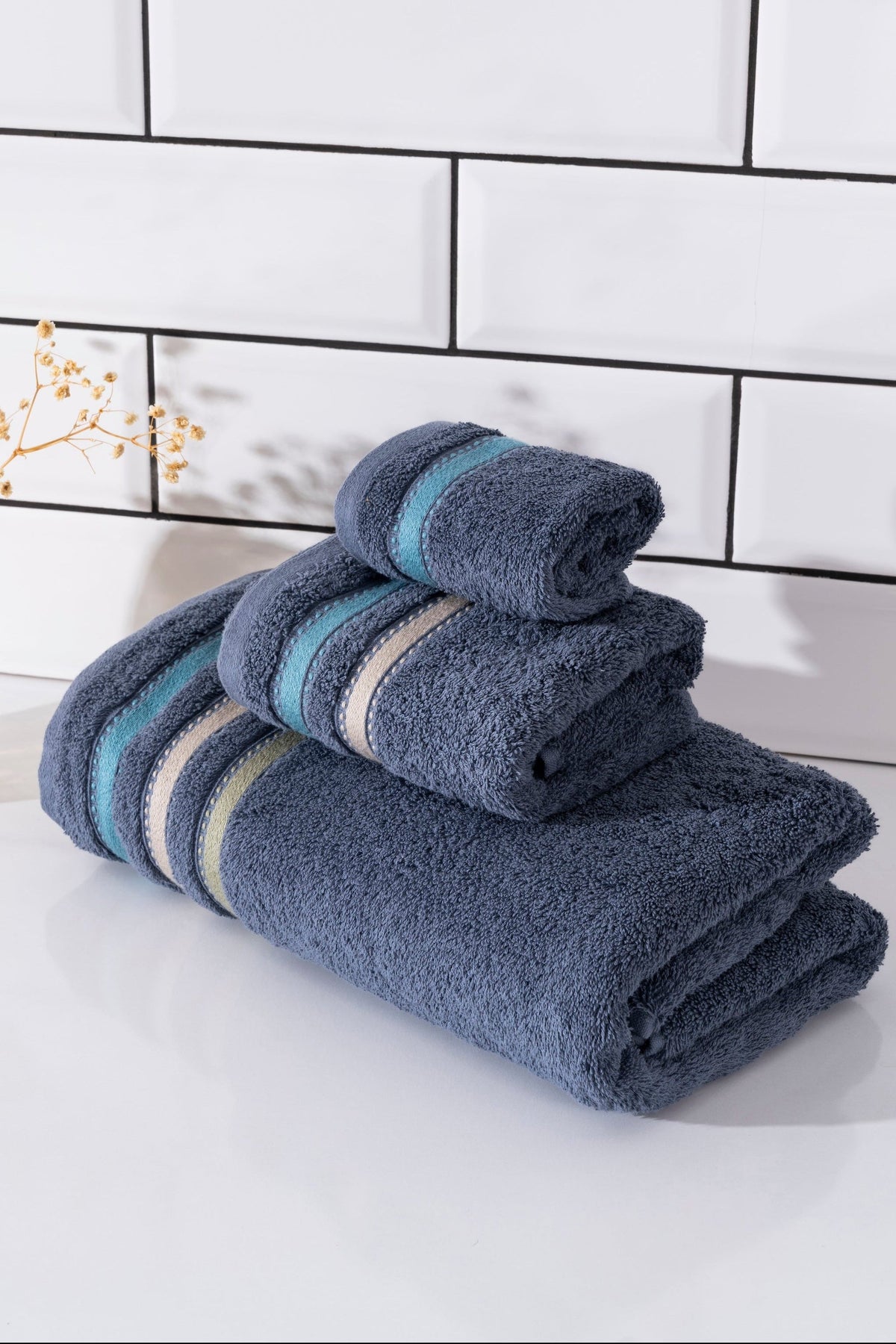 Bodrum Towels-Multi Stripe