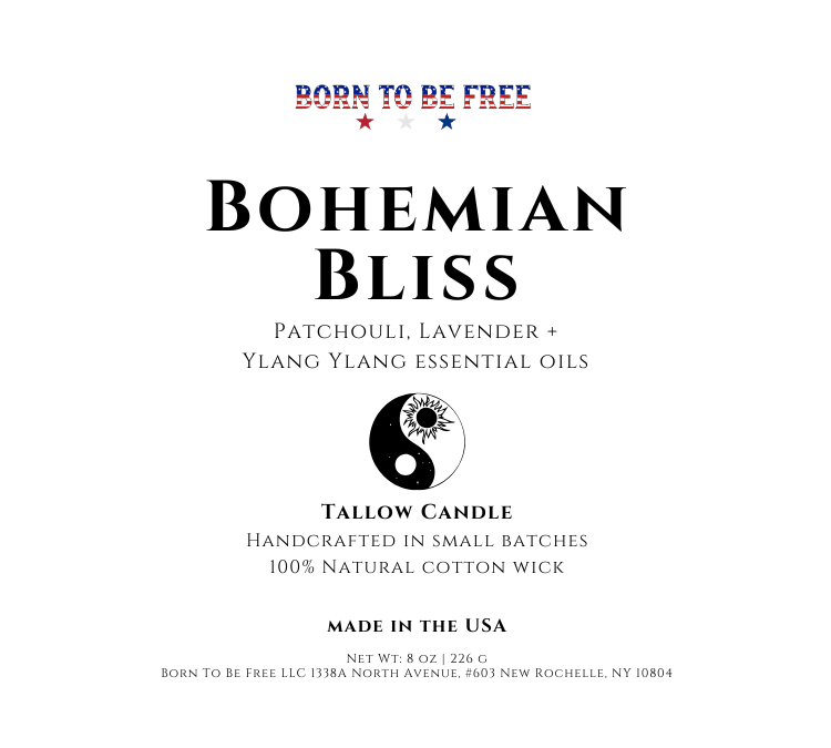 Bohemian Bliss Tallow Candle