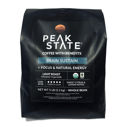 [FM] BRAIN SUSTAIN Light Roast - 5lb Whole Bean