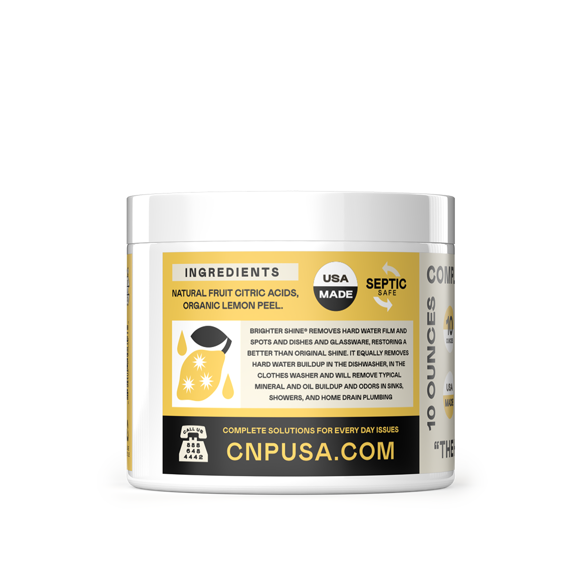 Brighter Shine - Natural Dishwasher Additive & Hard Water Cleaner