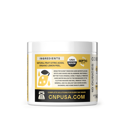 Brighter Shine - Natural Dishwasher Additive & Hard Water Cleaner