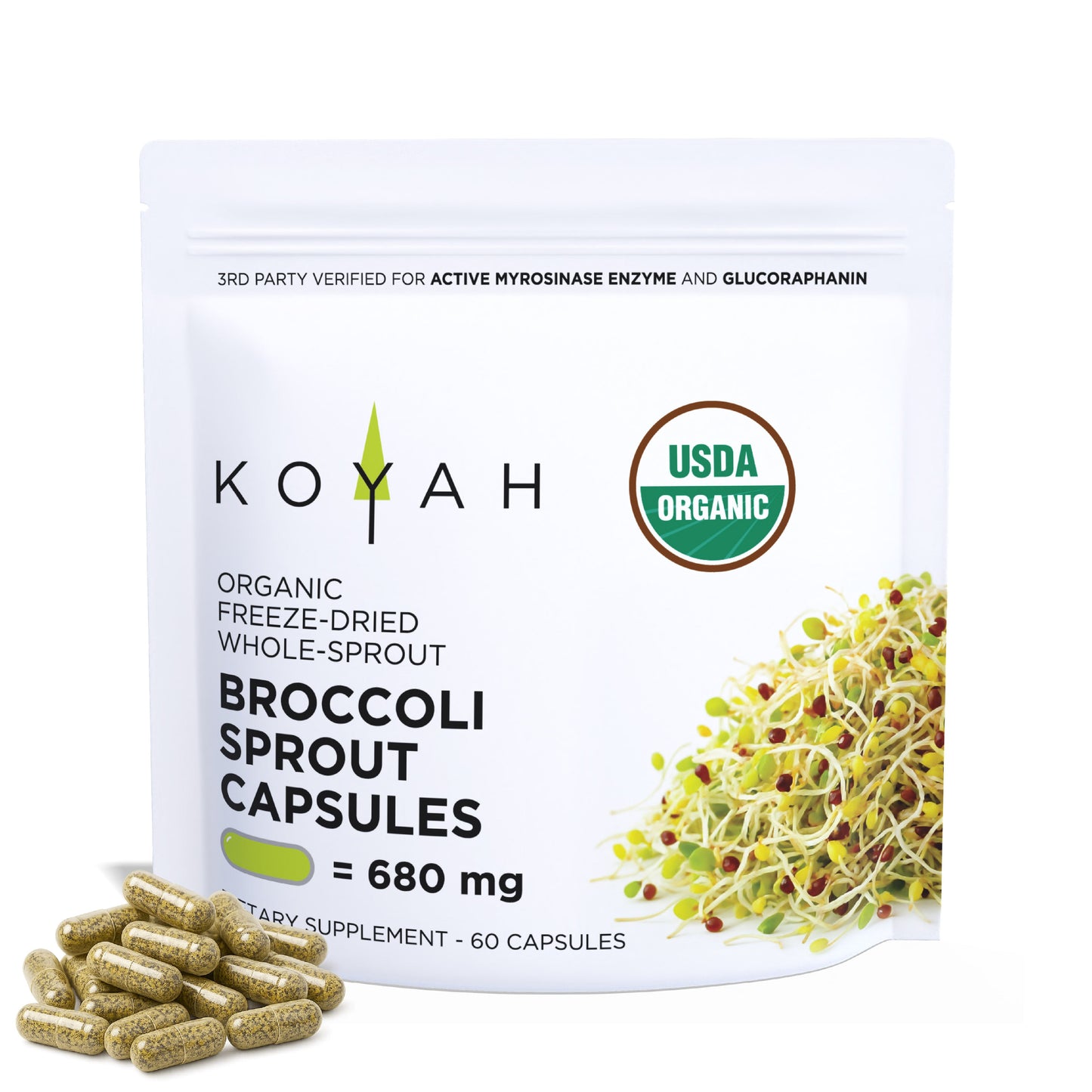 Organic Broccoli Sprout Capsules