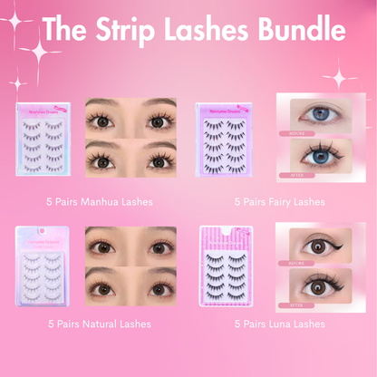 The Manhua Strip Lashes Bundle