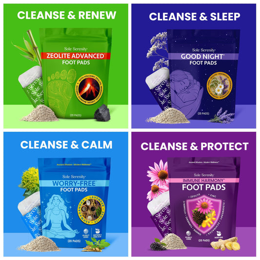 The Essentials 4 Pack Foot Pads Bundle