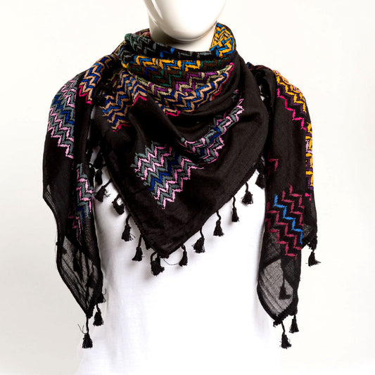 Authentic Hand Loomed Shawl (Melange (a mix ))