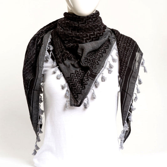 Authentic Hand Loomed Shawl (Ash)