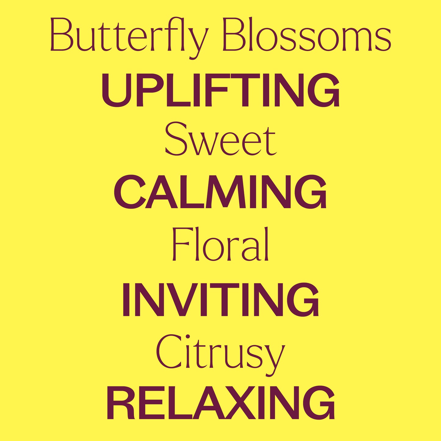 Butterfly Blossoms Natural Fragrance