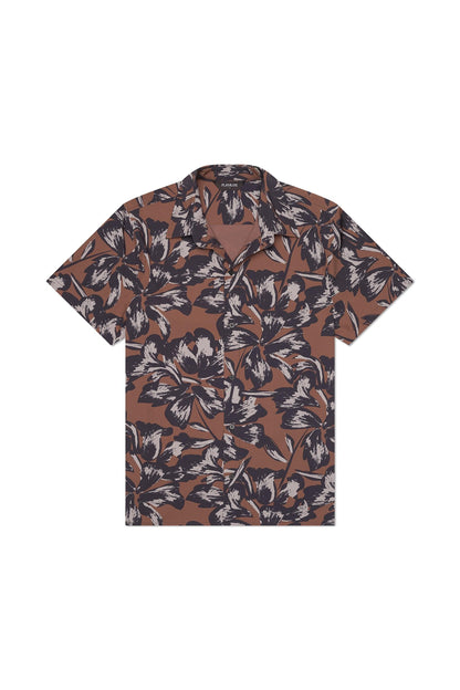 Todos Santos Classic Shirt Tobacco Flower