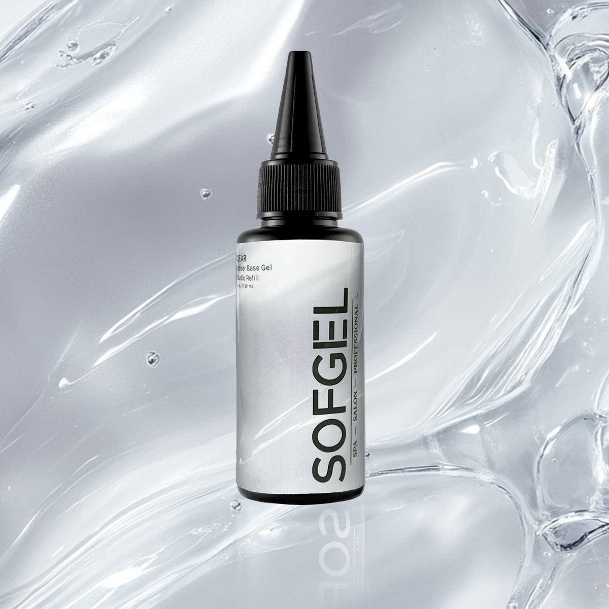 CLEAR Rubber Base Gel | Studio Refill 50ml