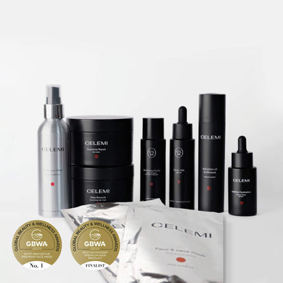 Paquete de cuidado total CLM para un cabello más fuerte, rostro hidratado y cuidado suave de las manos.