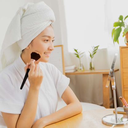 Juego de 5 brochas de maquillaje de estudio (negras) 