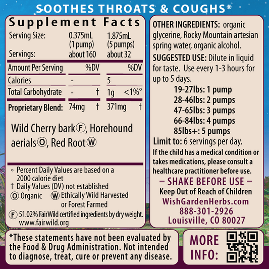 Kick-It Cough Calmante y tranquilizante para niños