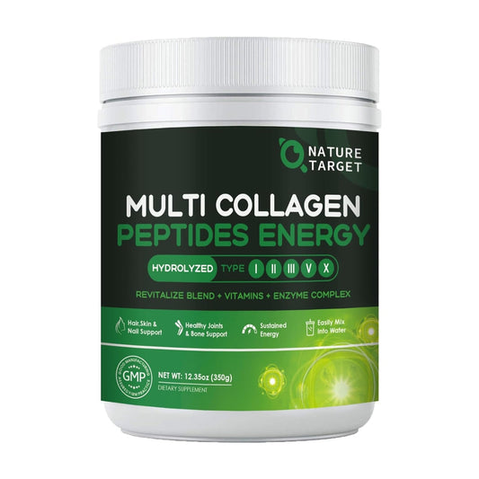 Hydrolyzed Multi Collagen Peptides Powder, 8600mg