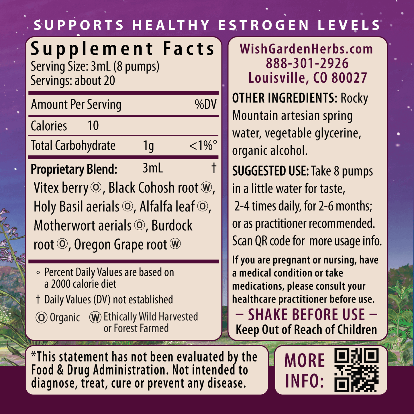 Cycle Vitality 1 Follicular Phase - Estrogen Support