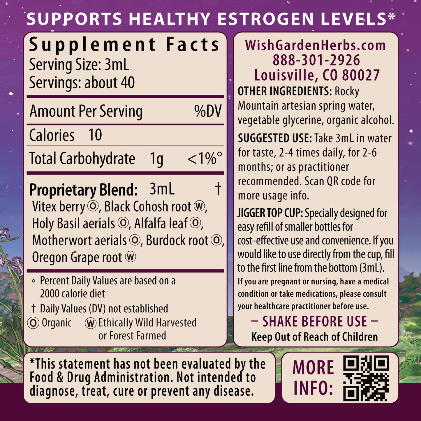 Cycle Vitality 1 Follicular Phase - Estrogen Support