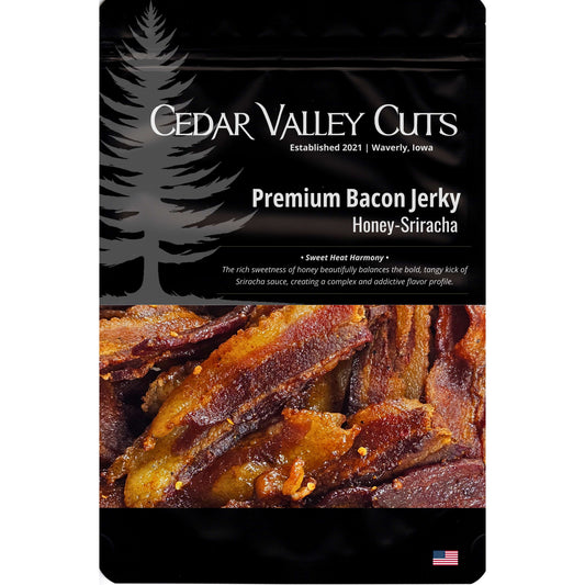 Honey-Sriracha Premium Bacon Jerky