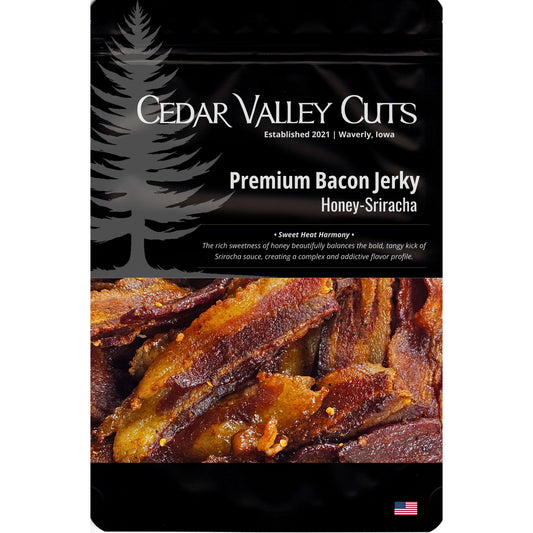 Honey-Sriracha Premium Bacon Jerky