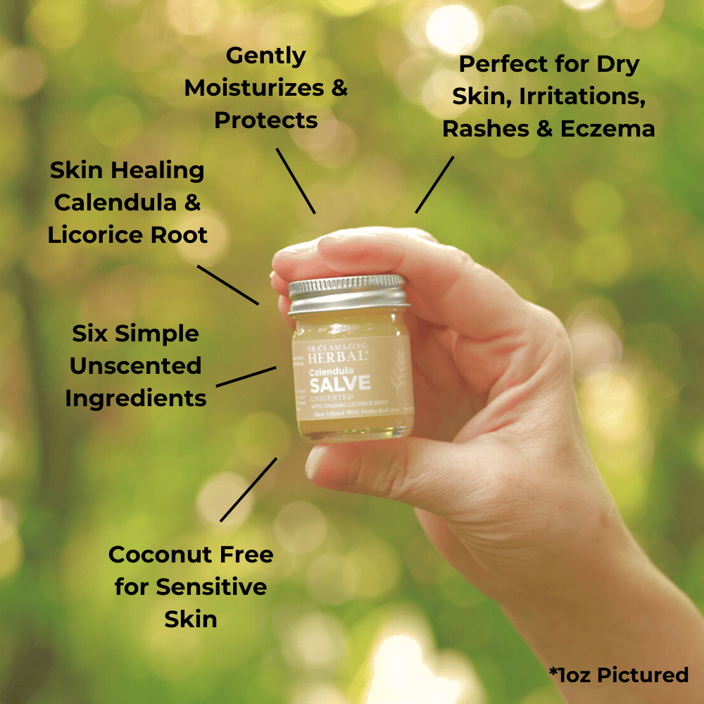 Calendula Salve, Coconut Free Draw Salve with Licorice Root