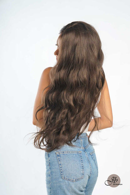 JBEXTENSION GENERATION FIVE 28 Inches Cold Brown Body Wave Wig FLAVIA