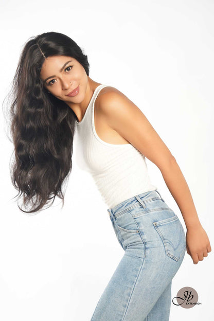 JBEXTENSION GENERATION FIVE 26 Inches Darkest Brown Body Wave Wig FREER