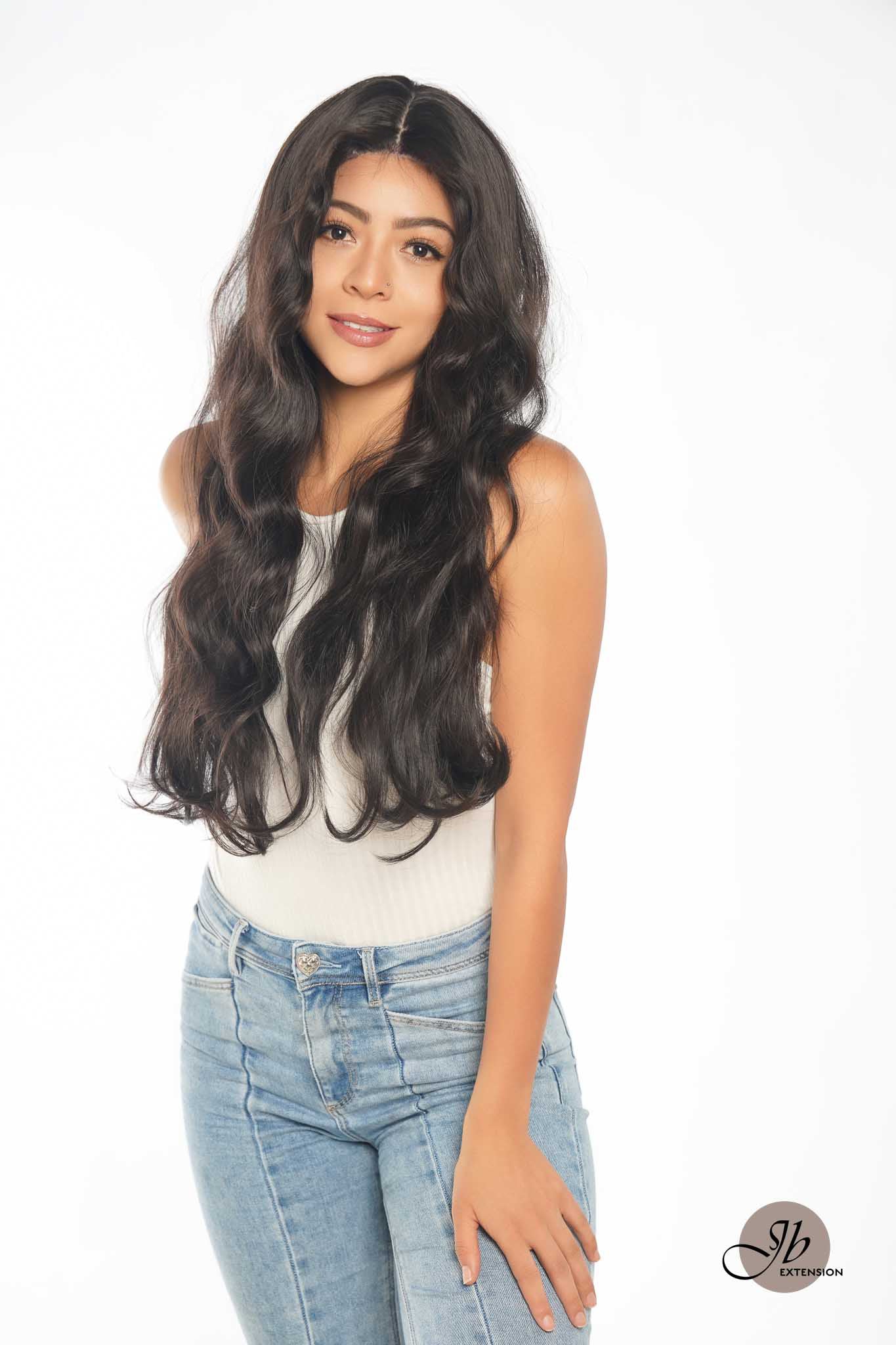 JBEXTENSION GENERATION FIVE 26 Inches Darkest Brown Body Wave Wig FREER