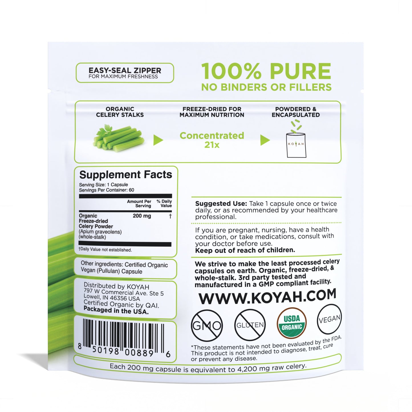 Organic Celery Capsules