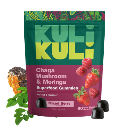 Chaga & Moringa Gummies for Balance