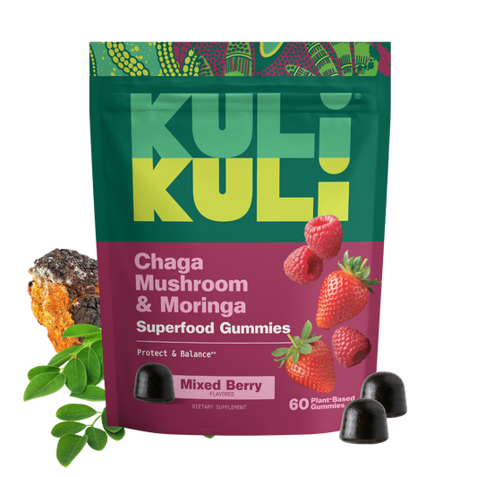 Chaga & Moringa Gummies for Balance