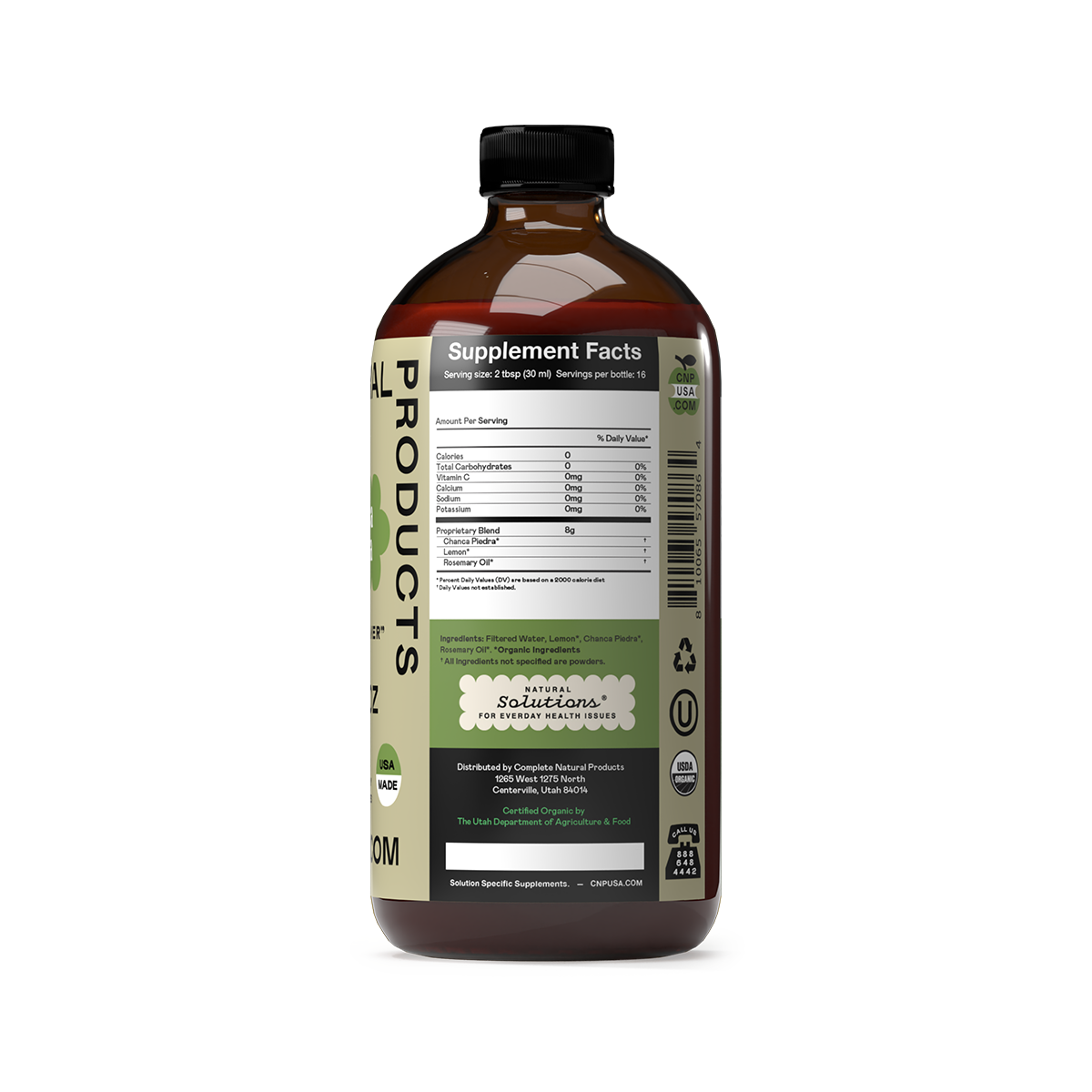 Chanca Piedra Concentrate - 16oz Organic Glass Bottle