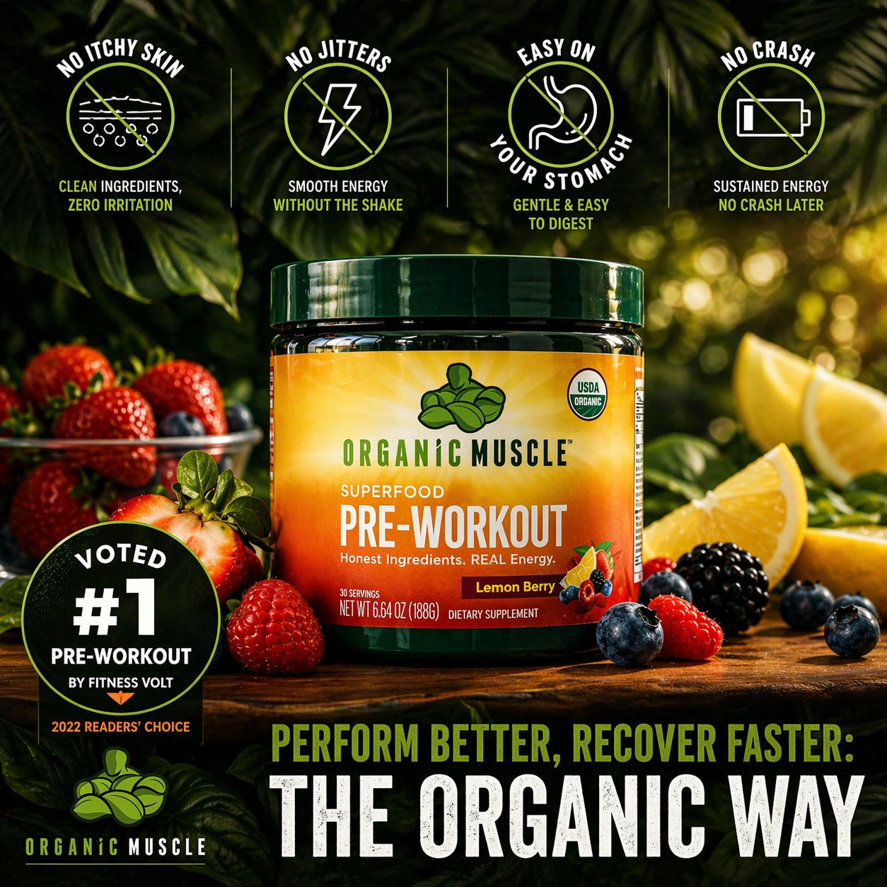 Pre-Workout - Lemon Berry