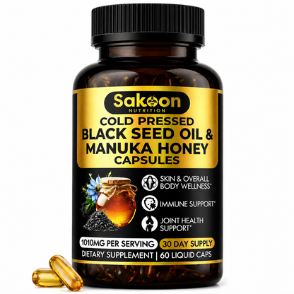 Black Seed Oil & Manuka Honey Capsules