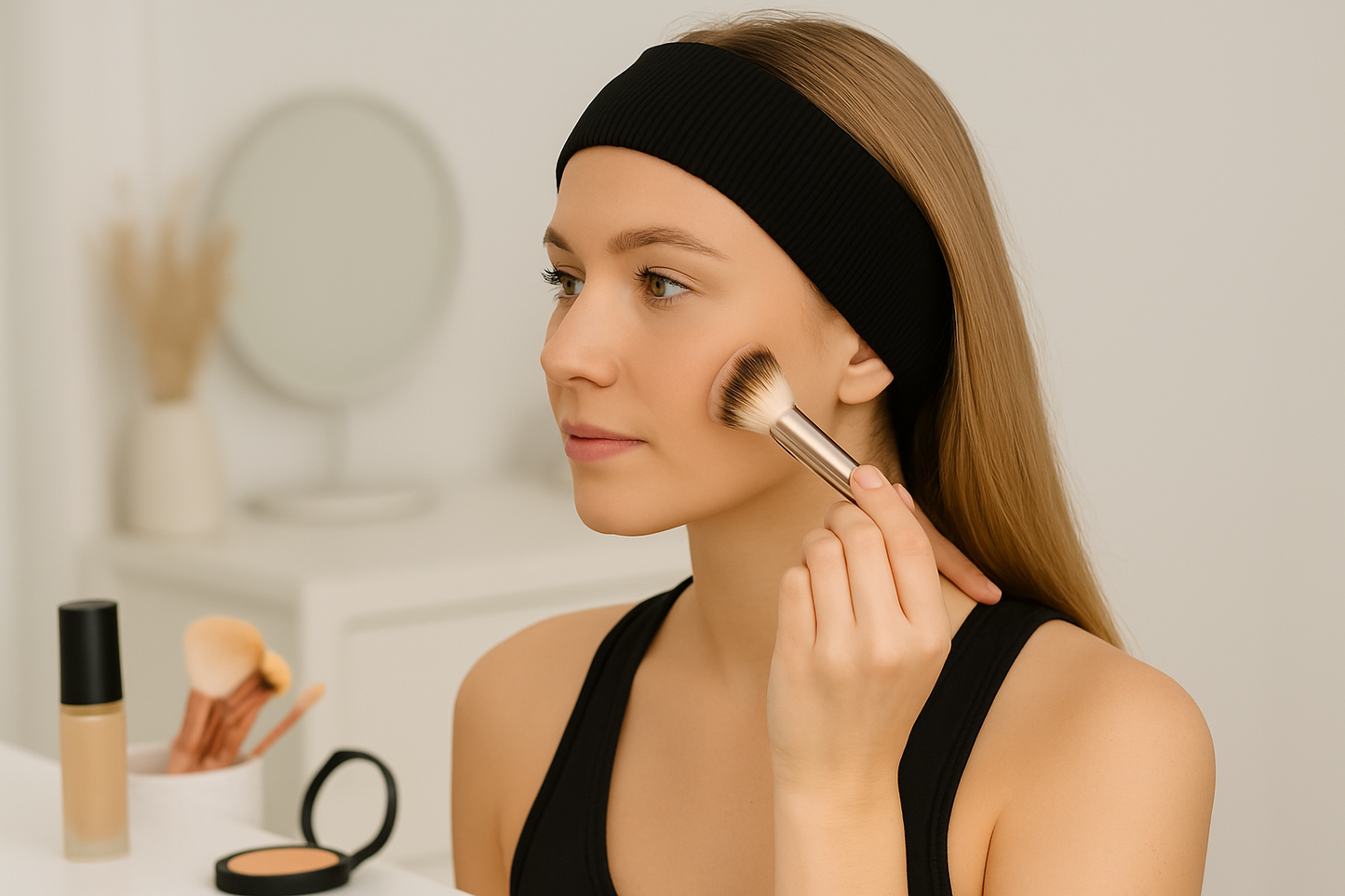 Soft Stretch Ribbed Headband