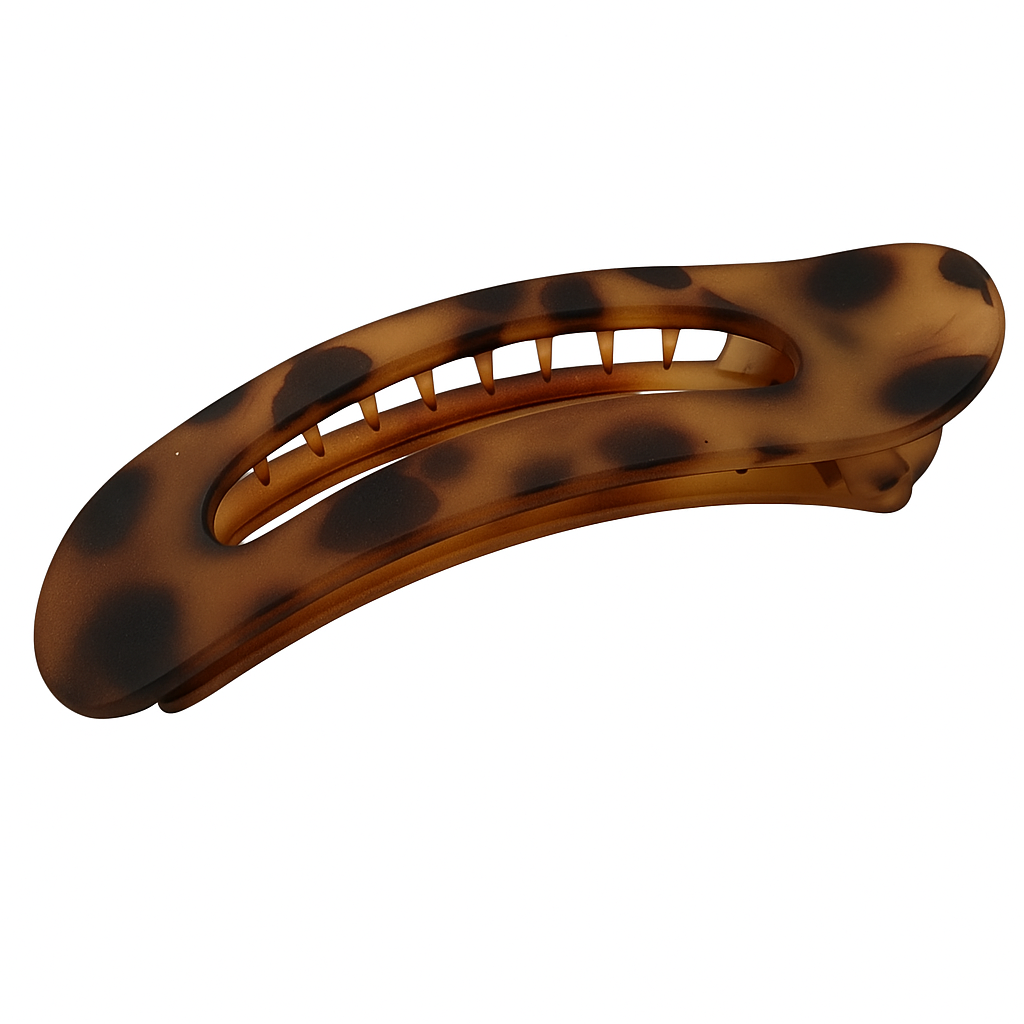 Oval Opulence Lay Flat Hair Clip - 2 Pack (Midnight Safari)