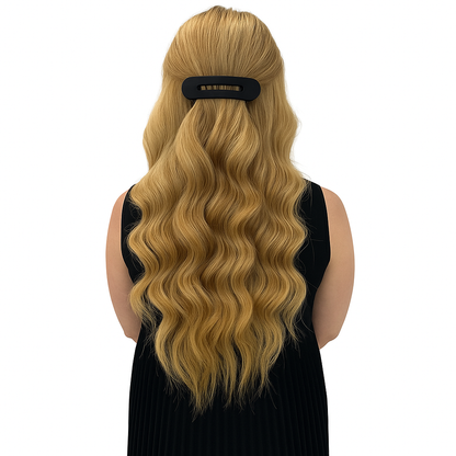 Oval Opulence Lay Flat Hair Clip - 2 Pack (Midnight Safari)