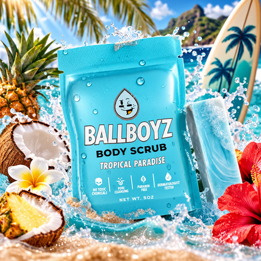 Tropical Paradise Body Scrub (Medium Acne)
