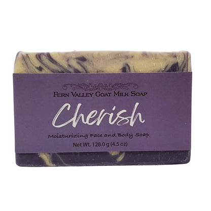 Jabón natural de leche de cabra | Cherish - Delicioso aroma floral