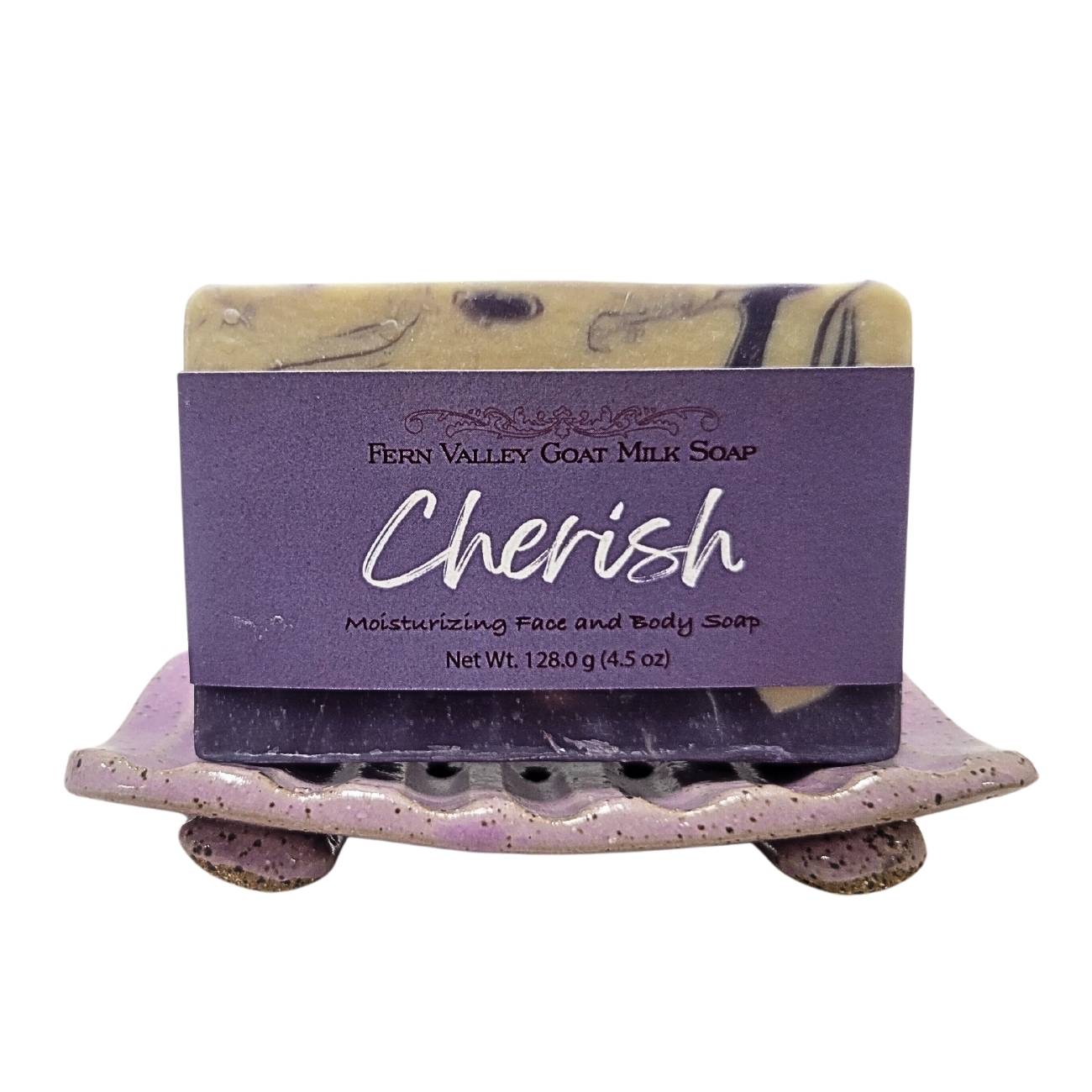 Jabón natural de leche de cabra | Cherish - Delicioso aroma floral
