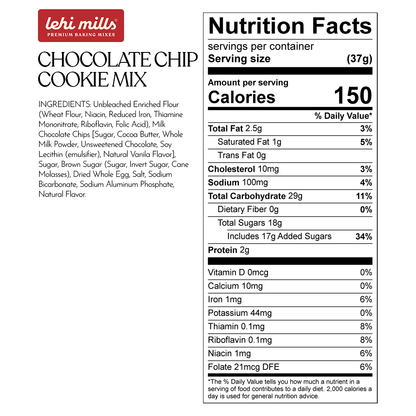 Chocolate Chip Cookie Mix