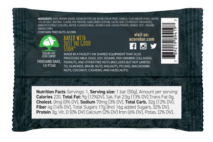 AcornBar - Purely Vegan, Dairy-Free & Gluten-Free Gourmet Snack Bars