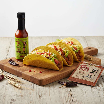 Cin Chili Seasoning & Serrano Hot Sauce Combo