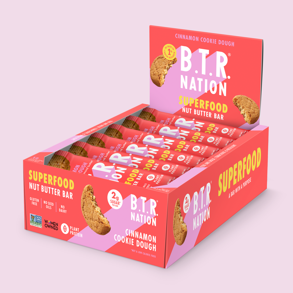 Cinnamon Cookie Dough Superfood Bar (12 Count) 🍪