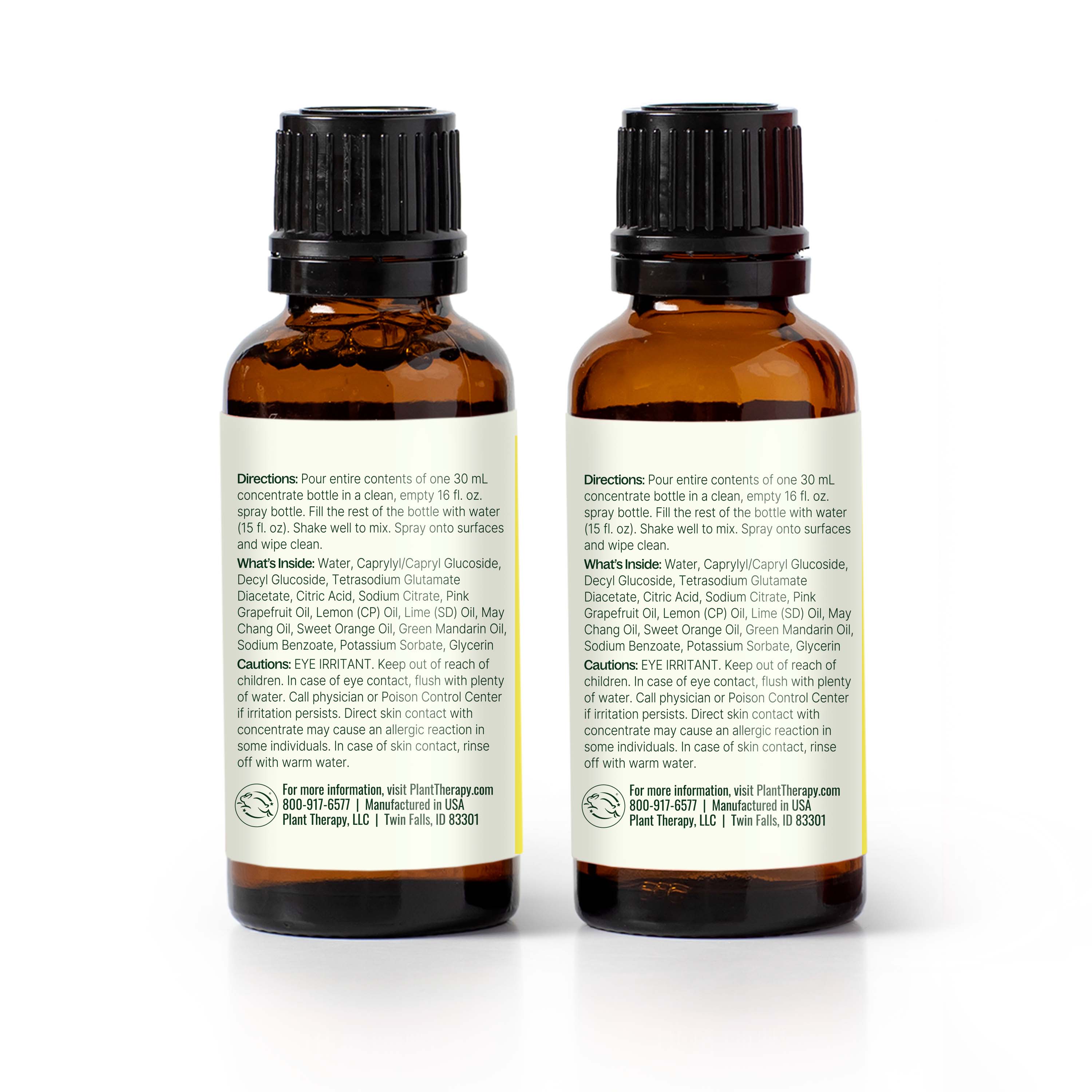 Cleaning Duo: Citrus Burst + Forest Green Sleeve