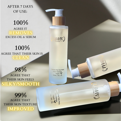 PREMIUM 100% Vegan Hydrating Facial Cleanser, Moisturizing Face Wash For All Skin Types, Hyaluronic Acid + Ginger Water + Lactic acid + Glycolic acid, Fragrance Free & Paraben Free, Non-Drying Oil Control Face Wash.